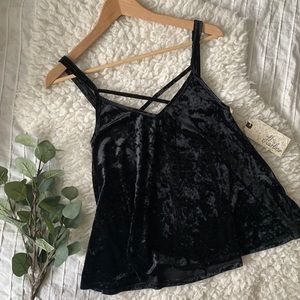 HARLOW | Velvet Tank Top (NWT)